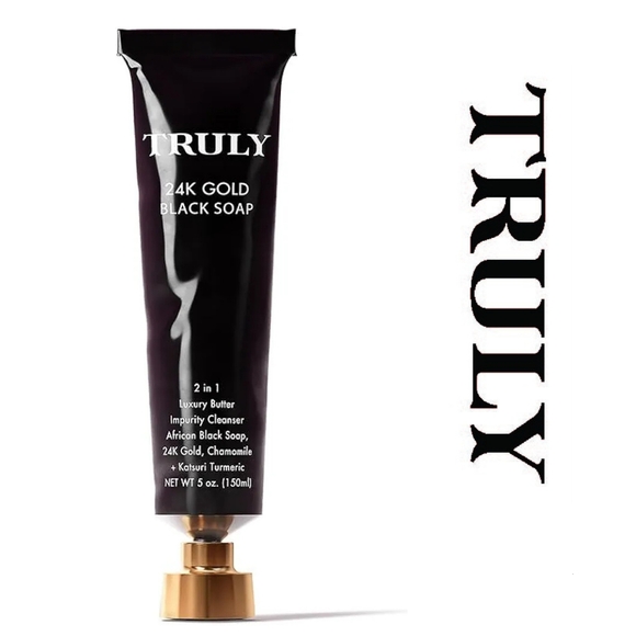 Truly - Organic 24K Gold Black Soap